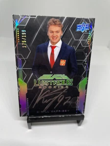 2020 SPx UD Black Lustrous Signatures /199 Kirill Kaprizov Tier 2 Rookie Auto RC - Picture 1 of 2