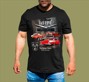 TRI FIVE 55.56.57 CHEVY T-SHIRT - Picture 1 of 1