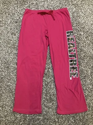 Pantalones de dormir Realtree pantalones de pijama para mujer XL 16-18 rosa intenso camuflaje gráfico salón Foto 1 de 4