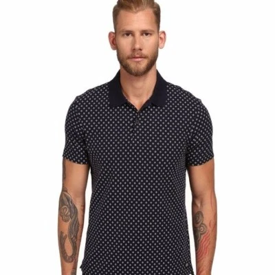 Jack Spade Polo Shirt Men Small Blue Eskridge Dot Button Up - Image 1 of 4