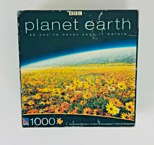 BBC Planet Earth 1000 Piece Jigsaw Puzzle Namaqualand Flowers 2007 New & Sealed - Picture 1 of 5