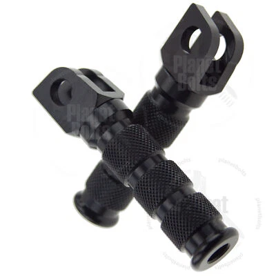 Черный передний спортивный ножной колышек для Suzuki GSXR GSF 600 750 комплект круглой опоры для водителя - Изображение 1 из 2