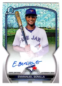 Enmanuel Bonilla 2023 Bowman Chrome Mega Box Autograph Auto Toronto Blue Jays - Bild 1 von 2