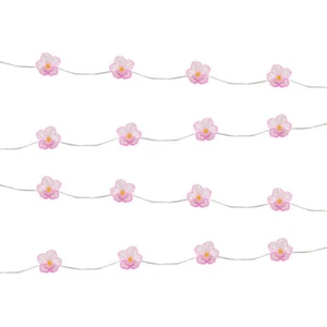 Light & More LED Solarlichterkette Blumen pink  Lichterketten - Bild 1 von 1