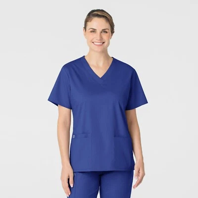 Wink WonderWORK Women's V-Neck Scrub Top | 101 - Image 1 of 2