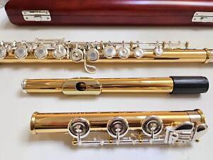 Professional Rose Gold Plated Flute 17 Holes Handmade French Point C Key - New
