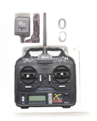 Juego de sistema de radio control proporcional digital Hitec Flash 4/5 X con instrucciones Foto 1 de 4