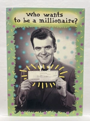 "Who Wants to be a Millionaire?" Birthday Greeting Card - Image 1 of 3