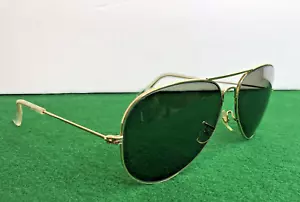Vintage AO American Optical BONNEAU Gold Metall Pilotenbrille USA 58-20-140 - Bild 1 von 12