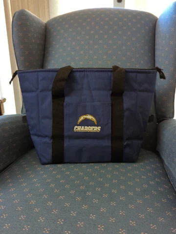 Vintage Classic NFL San Diego Chargers Insulated Lunch Bag Cooler Cover
