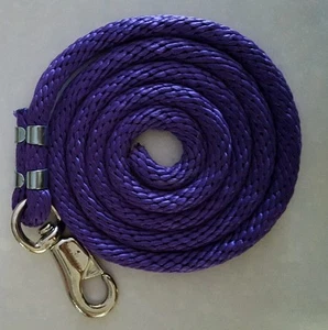 Plomo de poli nailon con broche de toro púrpura - Imagen 1 de 1