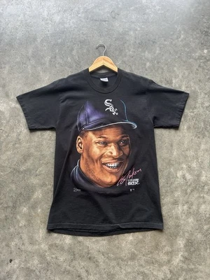 Camiseta Vintage Chicago White Sox Bo Jackson Salem Big Head AOP Talla L Foto 1 de 4