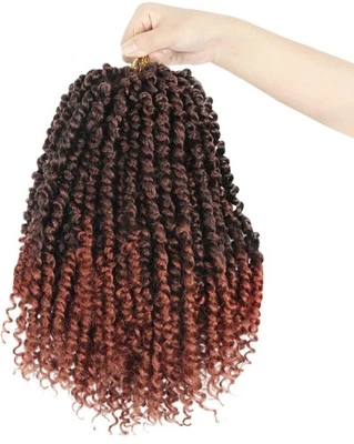 7 Pack, 12" Goddess Faux Locs Crochet Braids Passion Twist Hair Extensions - Image 1 of 4