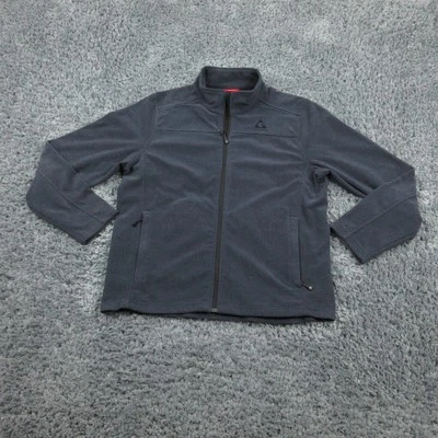 Gerry Jacket Mens Large Blue Full Zip Fleece Outdoor Lightweight Pockets Layer - Image 1 of 4