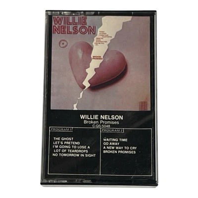 Willie Nelson Broken Promises Cassette Tape - Rare Hard To Find - Image 1 of 4