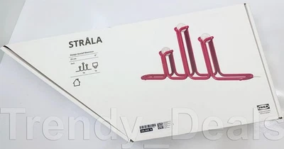 Ikea STRALA LED Candelabra Decorative Lamp by Gustaf Westman, Steel, Red - NEW - Image 1 of 4