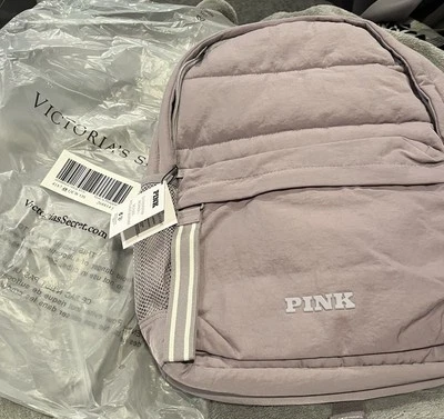 Victoria's Secret Pink Backpack Quilted Puffer Backpack New 2024 - Image 1 of 3