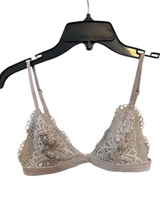Victoria’s Secret Gray Light Purple Lace Bralette Size XS - Picture 1 of 7