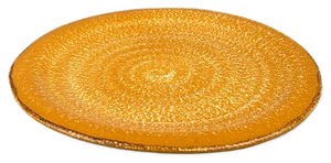 Vietri Sorrento Dinner Plate Yellow Speckled Italy 11-1/2" - Picture 1 of 3