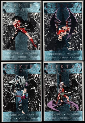 Elektra: Root of Evil 1-4 9.6/NM+ AVG  Complete Series 1995 Marvel 1 2 3 4 - Image 1 of 4