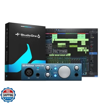 PreSonus AudioBox iOne 2x2 USB/iPad Audio Interface with Studio O - Image 1 of 4