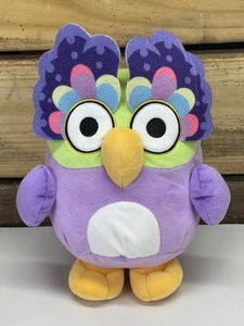 Bluey And Friends Chattermax Plush Purple Owl Bird Stuffed Doll Moose Toy 7" - Picture 1 of 8