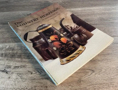 Tinware American Folk Art Rosemaling Tole Paint Art Lot Of 7 Embry Helen Jeglic - Image 1 of 4