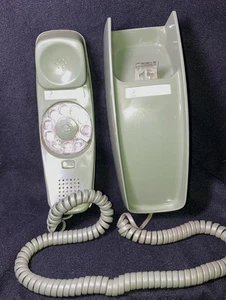 Trimline Western Electric Rotary⚡ Bell Systems Green Avocado Phone landline - Picture 1 of 8