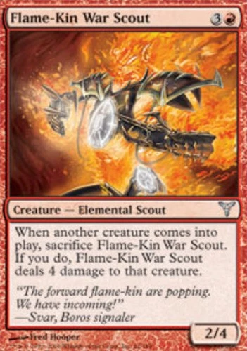 Flame-Kin War Scout - Dissension #61/180 MTG Magic The Gathering - Image 1 of 1