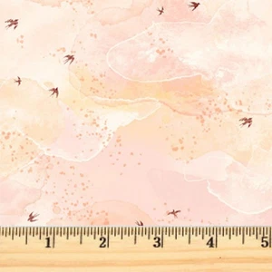 Golden Hour Sky Coral 90932-56 Cotton Fabric FIGO By the half yard - Picture 1 of 2