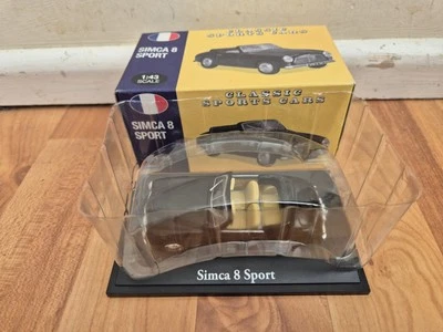 CORGI ATLAS EDITIONS 1/43 SIMCA 8 SPORT FRENCH DIECAST CLASSIC SPORTS CAR - Image 1 of 4