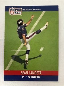 1990 Pro Set - Sean Landeta #597 - Picture 1 of 2