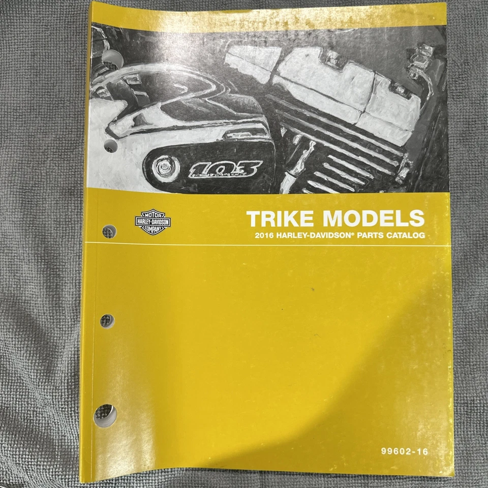 Harley Davidson Trike Tri Glide 2016 modelos catálogo de piezas manual OEM Foto 1 de 4