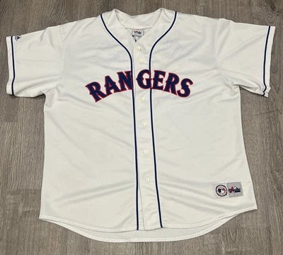 Vintage Texas Rangers Alex Rodriguez #3 Jersey Majestic MLB Embroidered Sz 3XL - Image 1 of 4