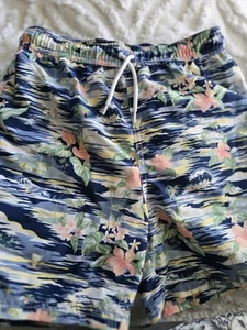 Boys Tropical Print Janie And Jack Size 10 Swim Trunks - Picture 1 of 4