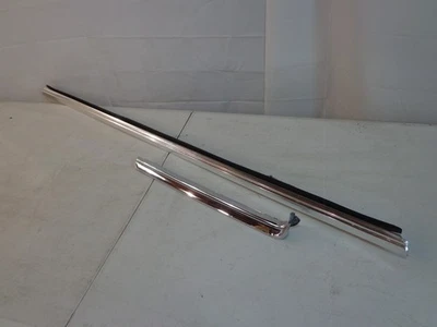 Chevrolet Monte Carlo 1978 1979 1980 2 piezas exterior ventana lateral izquierda moldura Foto 1 de 4