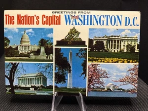 POSTCARD: Greetings Washington DC X6 - Picture 1 of 2
