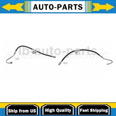 2X Manguera de línea de freno delantero Sunsong para Chevrolet S10 2000 2001 2002 2003 2004 Foto 1 de 4