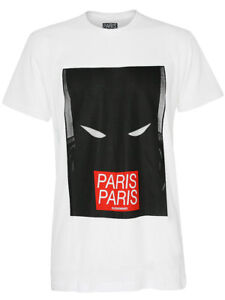 Eleven Paris Top T-Shirt " Heros-Batman " en Blanc Neuf + Emballage