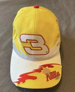 Vintage Dale Earnhardt Jr #3 Nilla Wafers Adjustable Hat Cap Men NASCAR Yellow - Picture 1 of 5