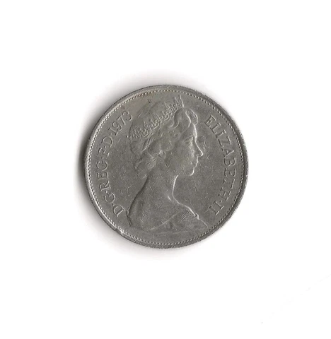 1973 United Kingdom - 10 New Pence - 628 Cover