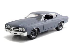 JADA FAST & FURIOUS DOM'S 1970 CHEVY CHEVELLE SS MATTE GREY 1:24 NEW NO BOX - Picture 1 of 3