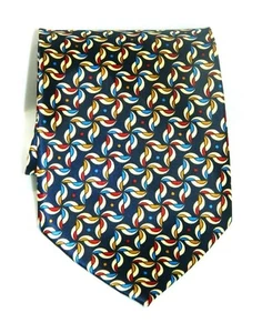 PIERRE CARDIN  Geometric Print Men's Neck Tie Silk  57 x4'.0 multicolor  - Picture 1 of 5