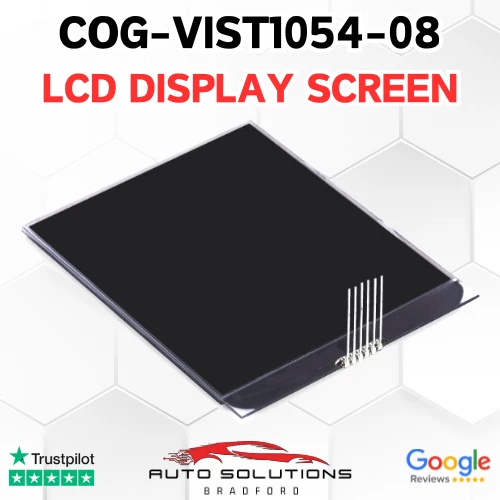 COG-VIST1054-08 LCD SCREEN DISPLAY RENAULT CLIO CAPTUR TRAFIC INSTRUMENT CLUSTER - Image 1 of 1