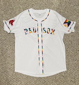 Boston Red Sox Pride Celebration Night Jersey- Size Large NWOT - Picture 1 of 5