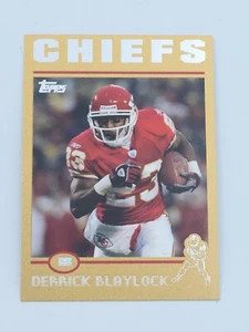 2004 Topps Gold Kansas City Chiefs Football Card #15 Derrick Blaylock 147/499 - Picture 1 of 2
