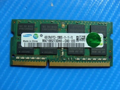 Toshiba Z930 Samsung 4GB 2Rx8 Memory RAM PC3-12800S M471B5273DH0-CK0 - Image 1 of 2