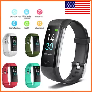 NEW Fitness Activity Tracker Blood Pressure Heart Rate Sport Fit-bit Smart Watch - Picture 1 of 22