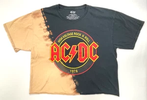 AC/DC High Voltage Rock & Roll Cotton T-Shirt Half Shirt Men's Size Large - Picture 1 of 3