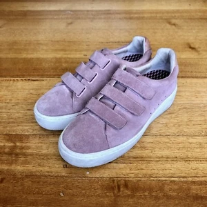 Sandro Paris Dusty Rose Pink Suede Sneakers, Size 40 - Picture 1 of 7